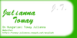 julianna tomay business card
